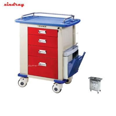 New Design ABS Crash Cart Emergency Trolley