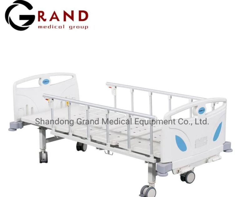 Top Hospital Bed Manufacturers Manual Fa Series Height Adjustable Three Functions Clinic Patient Medical Nursing Hospital Beds for Mobile Hospitals