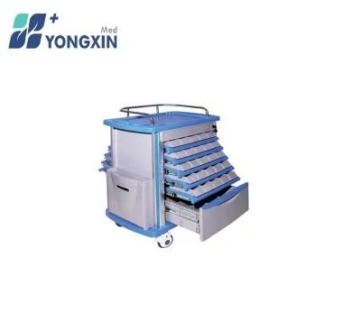 Yx-Mt760 Medical ABS Medicine Trolley for Hospital