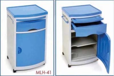 Multi Function ABS Hospital Bedside Cabinet with Drawer