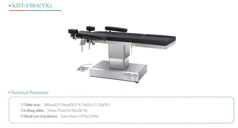 Operating Table Theater Room Surgery Table Electric Operation Table in Operation Room