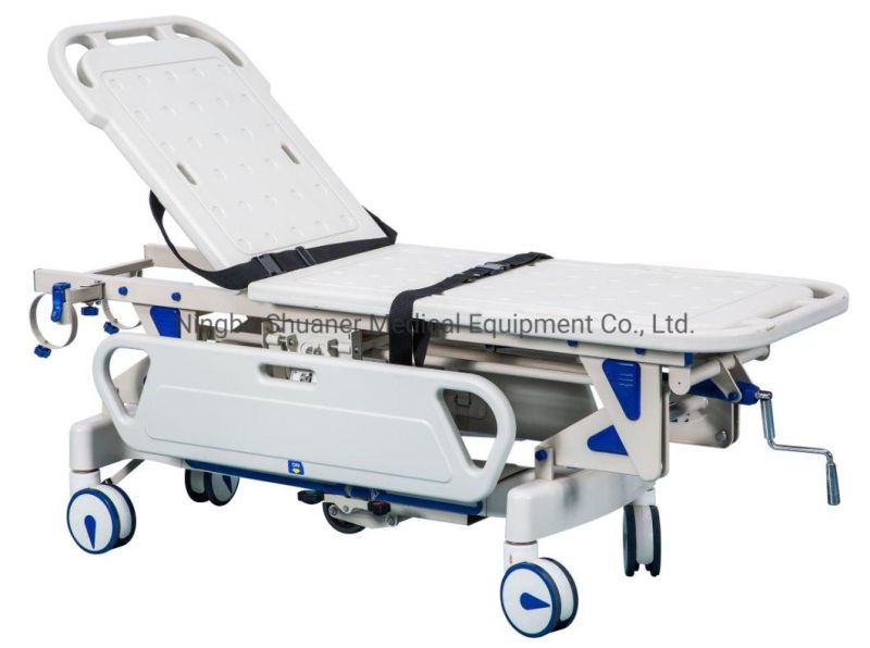 Shuaner Hospital Patient Transport Emergency Hydraulic Transfer Stretcher for Sale