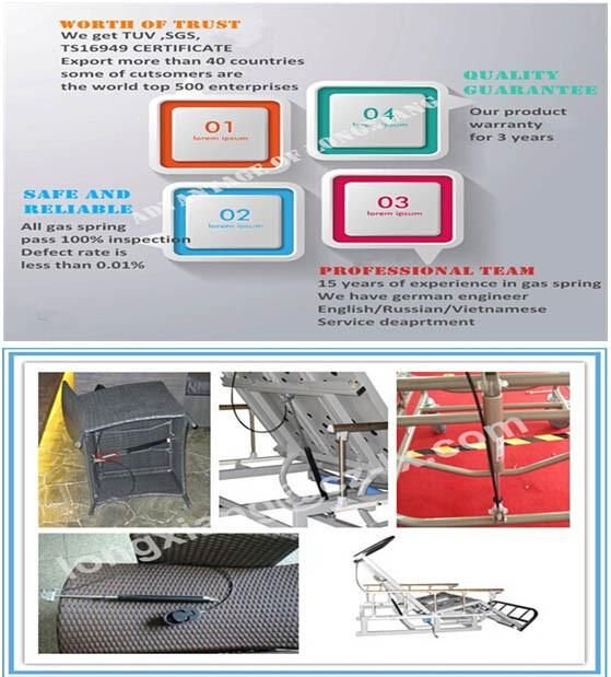 Spanner Rigid Lockable Gas Spring for Medical Bed