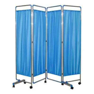 Stainless Steel Medical Equipments Nursing Room Foldable Patient Ward Screen