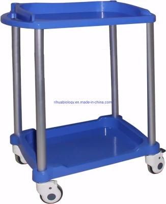 ABS Hospital Instrument &amp; Drug Cart - Simple Durable Medical Trolley