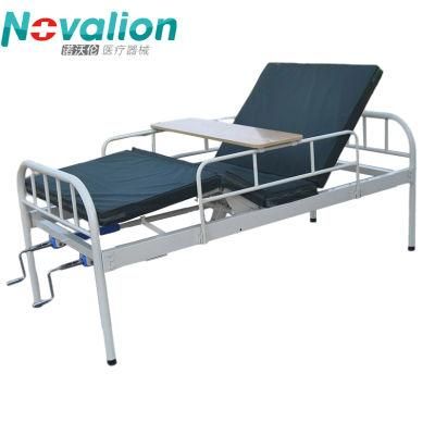 China Wholesale Double Crank Patient Clinic Manual Hospital Bed