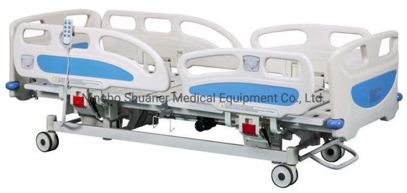 Mufti-Function Folding Medical ICU Hospital Bed Electrical Medical Instrument Patient Bed