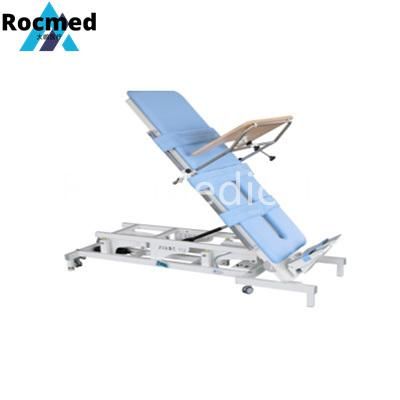Hospital Rehabilitation Training Tilt Physiotherapy Standing Bed Adjustable Height 90 Degree Tilt Table Electric Tilt Bed for Standing Training