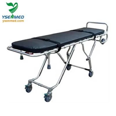 Ystsc151 Medical Equipment Transport Stretcher Funeral Trolley Mortuary Cots