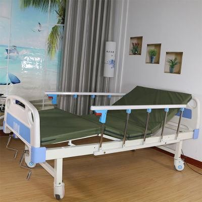 High Quality Two Function Patient Bed B04-3 Manual 2 Crank Medical Bed