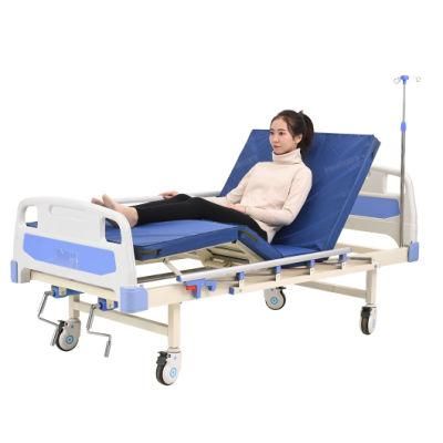 Best Price 2 Crank Manual Medical Nursing Care Hospital Bed