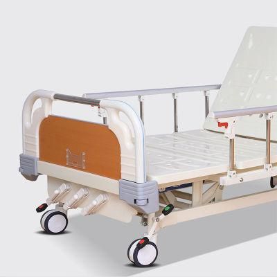 with CE Approved Multi-Functions Manual Hospital Bed