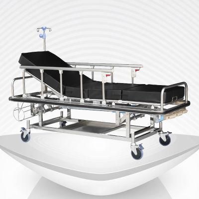 Stainless Steel Patient Stretcher First Aid Hospital Transport Stretcher