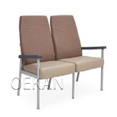 Hospital Public Area Chairs Waiting Soft Chair 2-Seater Patient Reception Chairs
