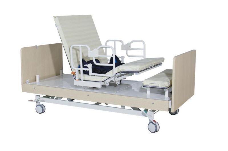 Manufacturer′s Best-Selling ICU Nursing Bed, High-End Hospital Headboard, Wholesale Electric Rotary Nursing Bed