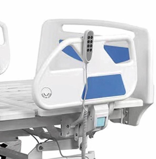 Medical 3 Functions Paralyzed Patient Electric ICU Simple Hospital Bed with Remote Control