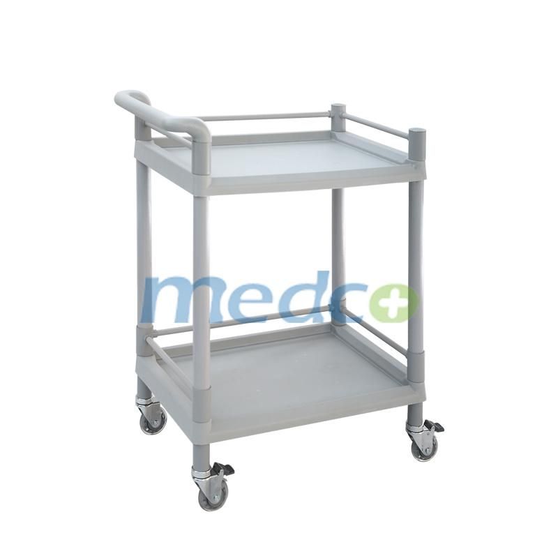 ABS Hospital Medical Mobile Nursing Treatment Trolley with Casters