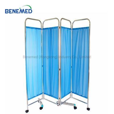 Multifunction Stainless Steel Folding Curtain Patient Ward Screen for Hospital