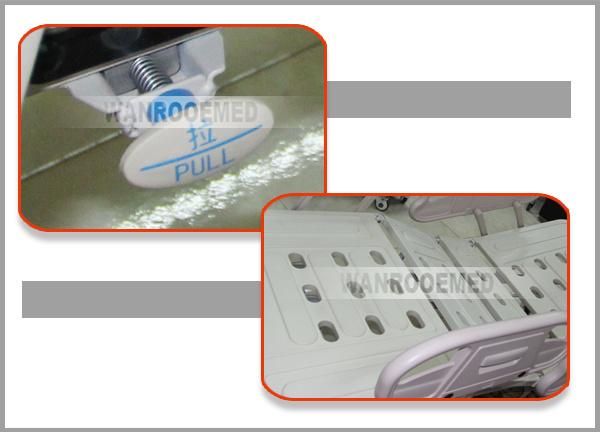 Bam208mc Two Crank Adjustable Hospital Manual Cheap Medical Bed