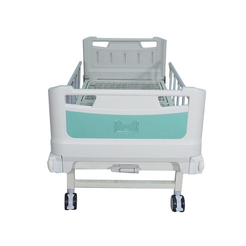 One-Function Manual Nursing Care Equipment Medical Furniture Clinic ICU Patient Hospital Bed
