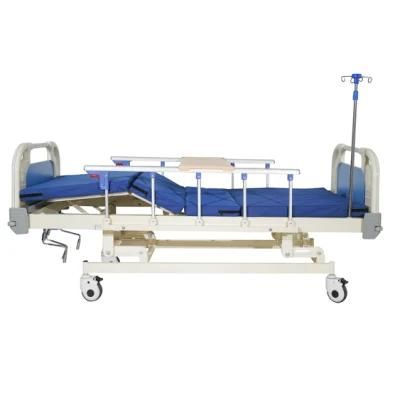 3 Cranks 3 Functions Adjustable Medical Furniture Hospital Nursing Bed