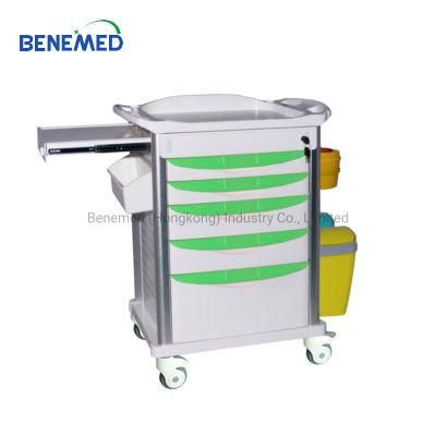 Clinic Hospital Use ABS Medicine Trolley Good Quality Bm-Mt008