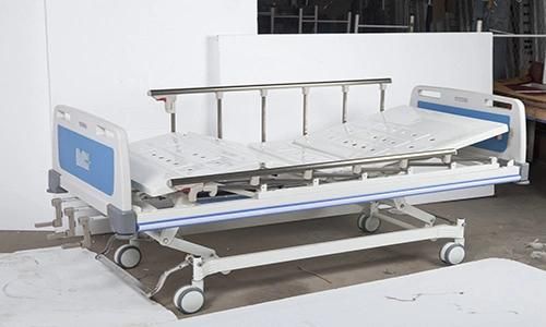 Hot Sale 3 Functions Manual Adjustable Hospital Bed for Patient