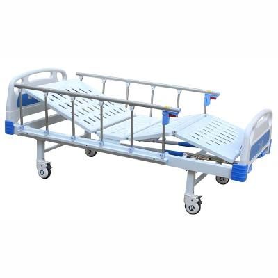 Hospital Manual Bed with Weight Scale for Nursing