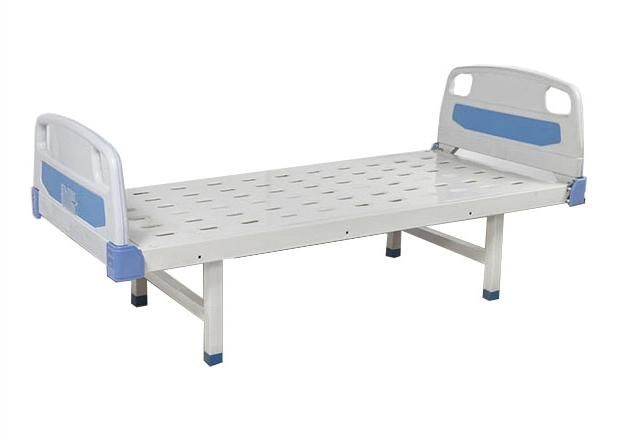 ABS Hanging Headboards, Cold-Rolled Steel Frame Common Used Cheapest Medical Plat Patient Nursing Bed