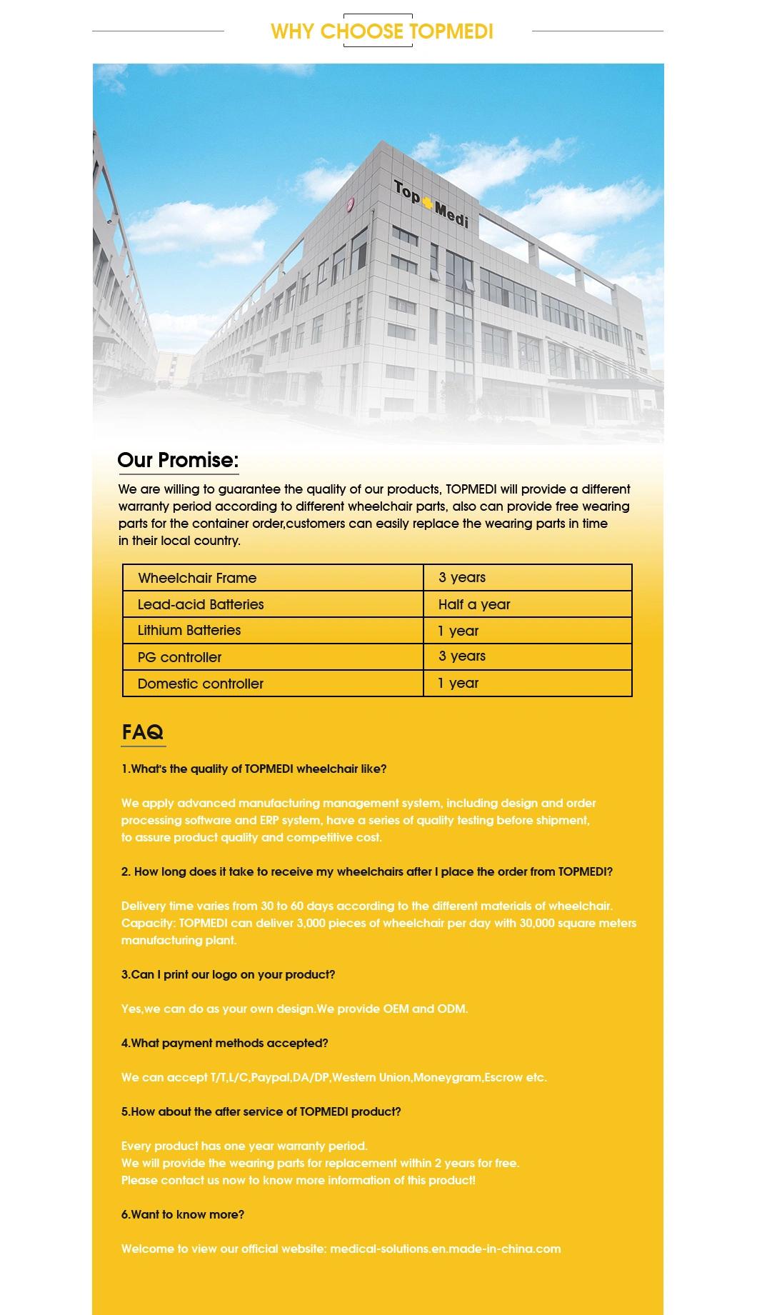 Topmedi Hospital Manual Steel Nursing Hospital Bed