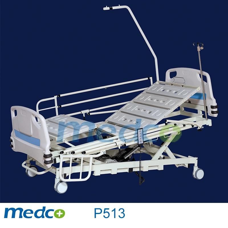 American Style 5 Functions Electric Hospital Bed with Lifting Pole