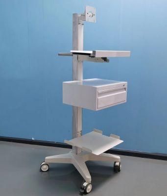 Stand up Desk Hospital Medical Computer Workstation Trolley