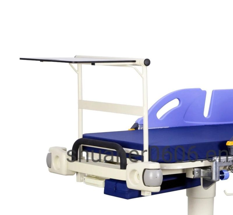 Medical Instrument Hospital Emergency Medical Ambulance Stretcher with Wheels Stretcher Trolley