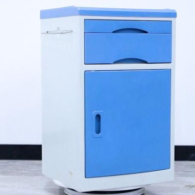 High Quality Multi Function Hospital Patient Ward Room ABS Medical Bedside Cabinet