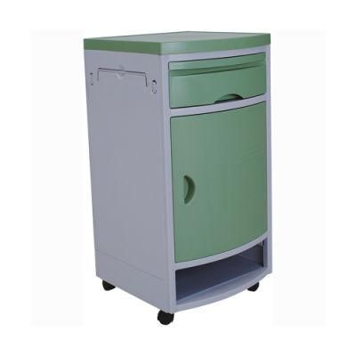 Hot Sale Hospital Mobile ABS Medical Bedsides Cabinet with Castors