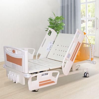 High Quality Manual Hospital Bed/Patient Bed/Sick Bed/Medical Bed/ ICU Bed with ABS Side Rail with CE