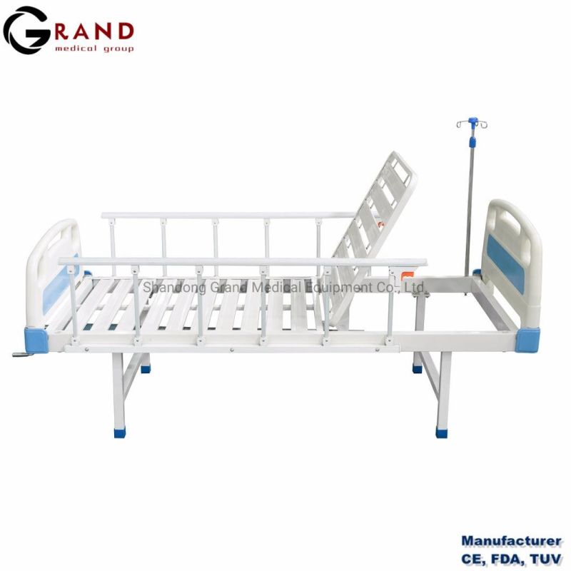 Cheap Price Two Crank Manual Medical Bed Standard Hospital Bed for Home Use Medical Equipment