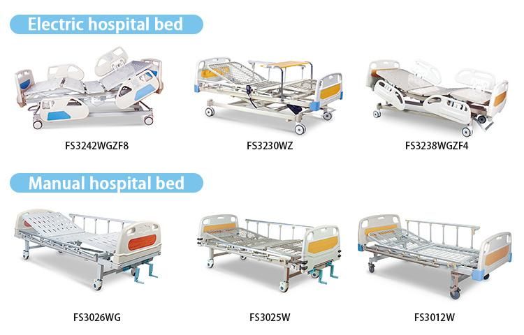 Medical Products Manual Hospital Bed Medical Instrument for Patient
