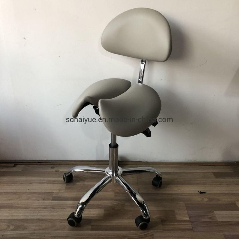 New and Hot Sell Split Saddle Stool Dental Assistant Medical Chair