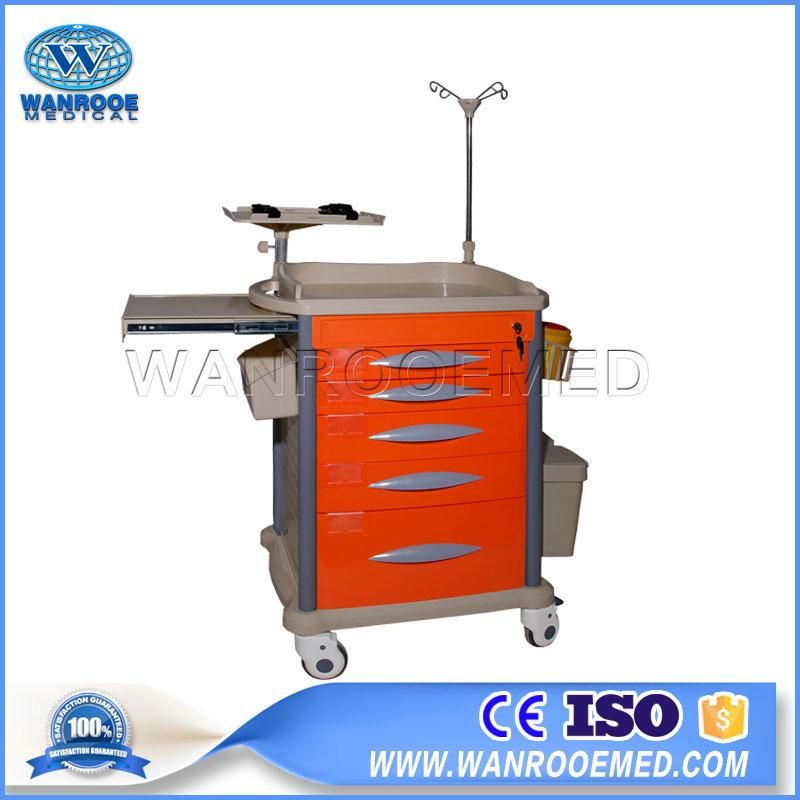 73 Series Hospital Equipment Medical ABS Mobile Anesthesia Drug Cart Trolley
