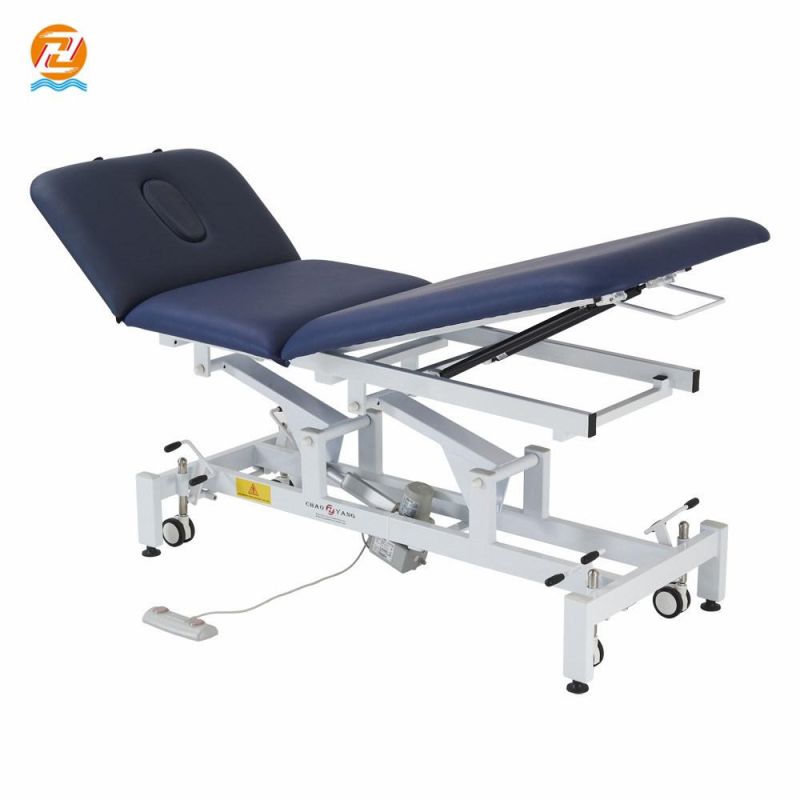 SPA Center 2 Section Portable Therapy Electric Massage Couch