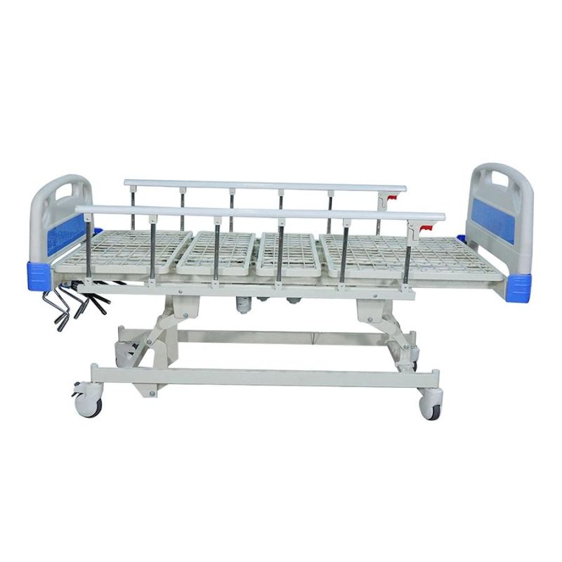 5-Function Manual Nursing Care Clinic ICU Patient Hospital Bed