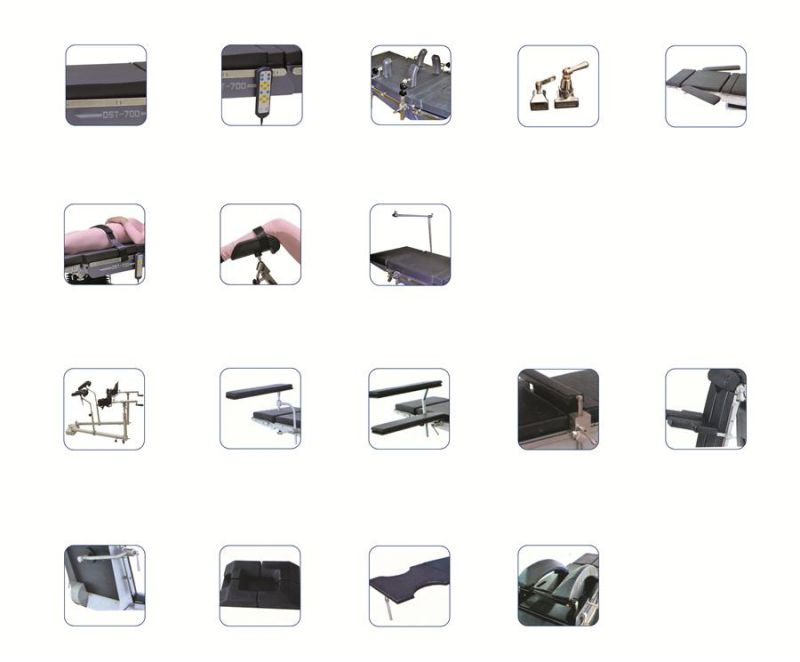 Hospital Equipment Medical Electric Surgical Examination C-Arm Multi Function Table Orthopedic Imaging Intergrated Operating/Operation Bed