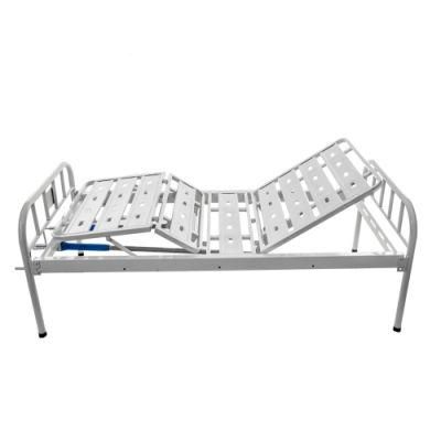 Durable Iron Metal Adjustable Medical Bed for Hospital Ward B05-1