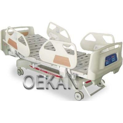 High Quality Hospital ABS Movable Height Adjustable Patient Bed Medical Electric Nursing Bed