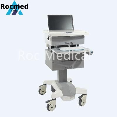 Medical Mobile Portable Nursing Telemedicine Computer Laptop Tablet Trolley/Cart Workstation Trolley Height Adjustable