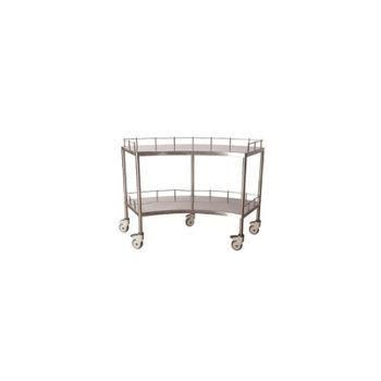 Surgical Stainless Steel Instrument Trolley