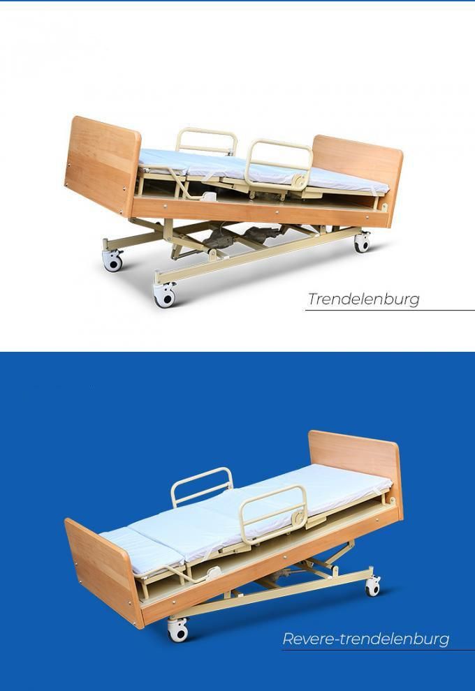 Hospital Medical Home Care Electric Patient Rotating Nursing Bed