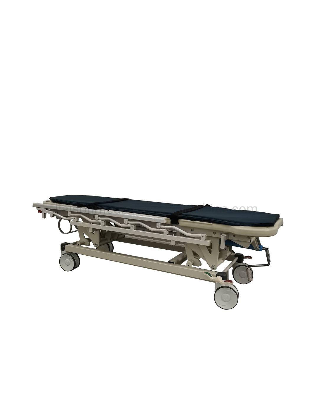 Mn-SD006 China Manufacture Adjustable Aluminum Alloy Emergency Ambulance Stretcher for Hospital