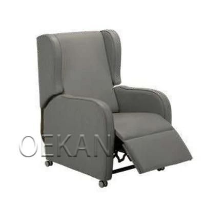 Hospital Furniture Multi-Functional Folding Medical Patient Accompany Sleep Recliner Sofa Chair with Casters